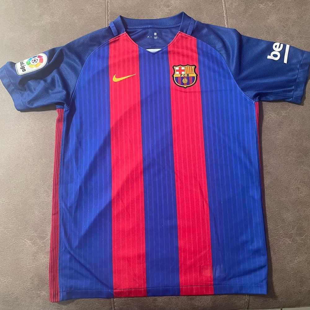 Barcelona Nike 2016 2017 Home Football Jersey Youth Large